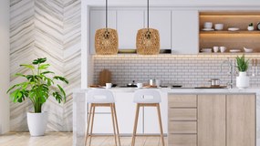 Toolight Toolight, závesné svietidlo 1xE27 APP1252-1CP, hnedá-čierna, OSW-40121