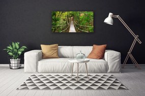 Obraz Canvas Most džungľa tropický les 140x70 cm