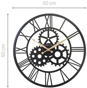 Nástenné hodiny NeXtime Brimingham Ø50 cm
