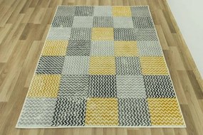 Koberec Luna 503568/89935 Patchwork žltý