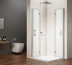 Gelco Gelco, LORO sprchové dvere skladacie pre rohový vstup 800 mm, číre sklo, GN4780