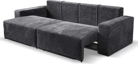 Rozkladacia pohovka Anafi, tmavo šedá látka