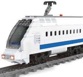 Rappa kit Bloxo rýchly vlak na pálke. skoľajnicami 615 kusov
