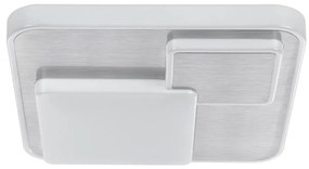 Eglo 75666 - LED Stropné svietidlo LEPRESO LED/19,5W/230V 38,5x38,5cm matný chróm