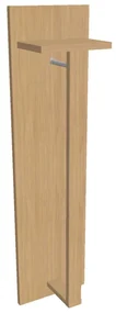 Vešiakový panel Verno, dub svetlý