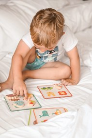 Drevené pexeso na senzorické vnímanie a priraďovanie