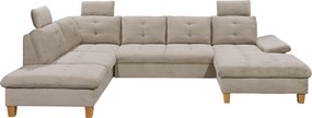 XXXLutz SEDACIA SÚPRAVA, textil, sivá MID.YOU - Sedačky - 002220054205
