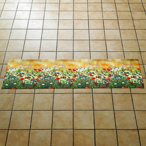 Kuchynský koberec "Kvetinová lúka" 52 x 140 cm