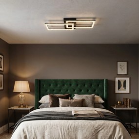 Toolight Toolight, stropné LED svietidlo 610x200 mm, 12W, 4000K, 1000lm, čierna matná, G155-C, OSW-06409