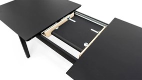 Rozkladací jedálenský stôl s prídavnou doskou v dekore duba 90x180 cm Curved – Woodman