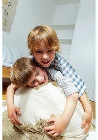 Zelený/krémový detský sedací vak World Map – Lorena Canals