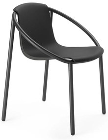 Čierna jedálenská stolička Ringo - Umbra