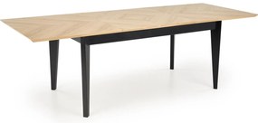 Rozkladací jedálenský stôl Edmondo II 160/240 cm dub prírodný/buk