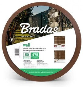 Bradas Tieniaca fólia na plot 4,75cm x 50m Brown 1200g/m2
