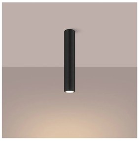 Čierne bodové svietidlo Gleam – Sollux