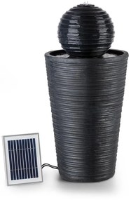 Blumfeldt Liquitorre XL, solárna fontána, 200 l/h, solárny panel, 2 W, akumulátor, LED, polyresin