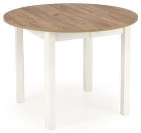 HALMAR Rozkladací jedálenský stôl RINGO remeselný dub/biely