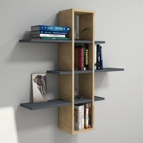 Hnedá nástenná polica Ardo