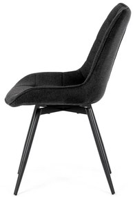 Autronic BONTEC Jedálenská stolička, čierna, látka, HC-T1130 BK2 Farba: Šedá