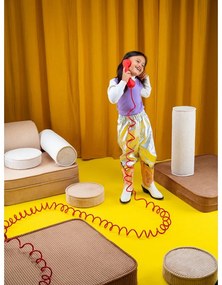 Hnedá menčestrová detská pohovka 132 cm Settee – Wigiwama