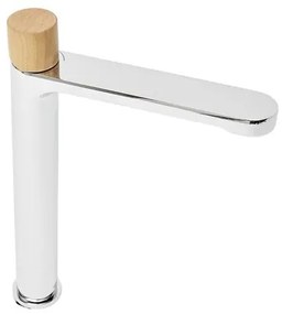 Vysoká umývadlová batéria SAT Fusion bez výpuste páka svetlé drevo SATBSFU285DS, 1 ks