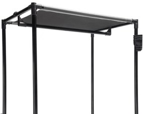 Šatníková skriňa MILENA čierna