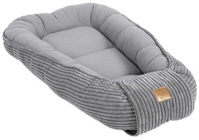 Sivé hniezdočko pre bábätko 55x83 cm – Meowbaby