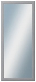 DANTIK - Zrkadlo v rámu, rozmer s rámom 60x140 cm z lišty STEP šedá (3019)