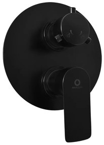 Batéria sprchová/vaňová podomietková Rav-Slezak Vltava čierne VT486KCMATC