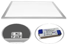 ECOLITE LED panel do kazetového stropu ZEUS, 45W, 59,5 cm, 4000K, IP20, 5000lm