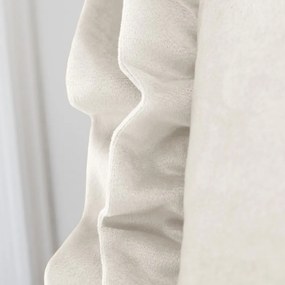 Zamatový dekoračný vankúš 43x43 cm Velvet Double Frill – Catherine Lansfield