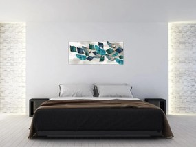 Obraz - Ilustrácie peria (120x50 cm)