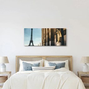Obraz z Trocaderského námestia, Paríž (120x50 cm)