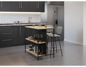 Barový stôl v dekore duba 60x100 cm Sagi – Marckeric