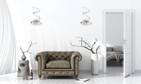 Toolight - LED nástenná lampa SPRING UP APP831-W, chrómová, OSW-09183