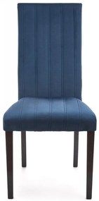 Jedálenská stolička DIEGO 2 – masív, látka, viac farieb Čierna / svetlo šedá