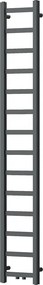 Mexen Bolt, vykurovacie teleso 1800 x 300 mm, 351 W, spodné a stredové, antracitová, W126-1800-300-00-66