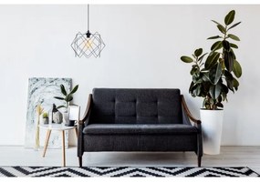 Luster na lanku GALL 1xE27/60W/230V čierna