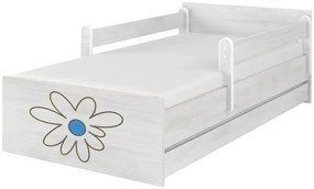 Raj posteli Detská posteľ " gravírovaný kvet " MAX  XL dub sonoma