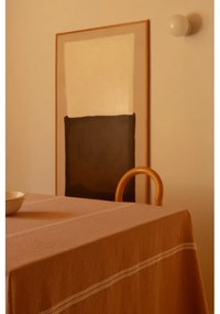 Ľanový obrus Venla 150x220, ľan-brusnicovo červený