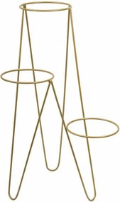 STOJAN NA KVETINÁČ TRIPOD 95X45X24 CM ZLATÁ