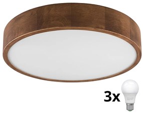 Brilagi - LED Stropné svietidlo CARVALHO 3xE27/60W/230V dub čerešňa pr. 47 cm 8590828607120