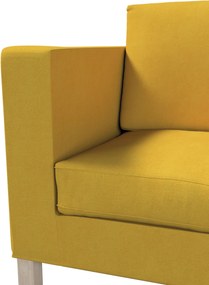 Poťah na sedačku Karlanda (pre 2 osoby,krátky) farba produktu žltá látka zapletaná