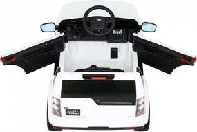 Ramiz Land Rover Discovery Elektrické auto pre deti Biele SUV + diaľkové ovládanie