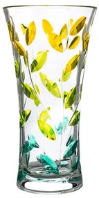 KRIŠTÁĽOVÁ VÁZA BOHEMIA PRESTIGE LAURUS SUMMER 300MM