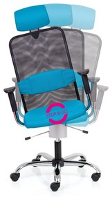 Zdravotná stolička Techno Flex XL, modrá / čierna