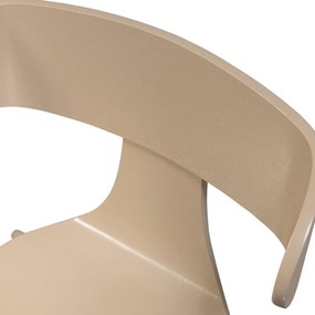 Stohovateľná jedálenská stolička v dekore jaseňa v prírodnej farbe Form – WOOOD