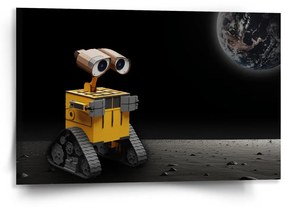 Sablio Obraz Wall-E robot Mesiac - 120x80 cm