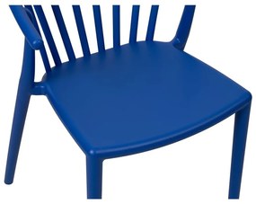 Modrá plastová záhradná stolička Capri – Bonami Essentials