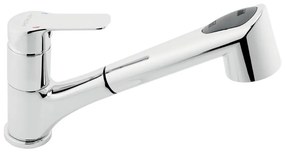 Novaservis - Kuchynská batéria METALIA s vysúvacou sprchou, lesklý chróm